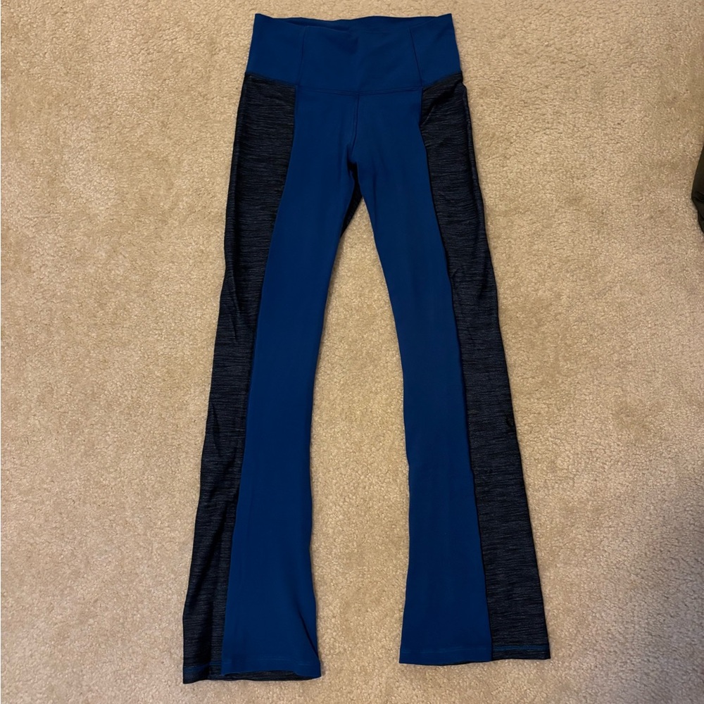 Lululemon Blue Flare Leggings